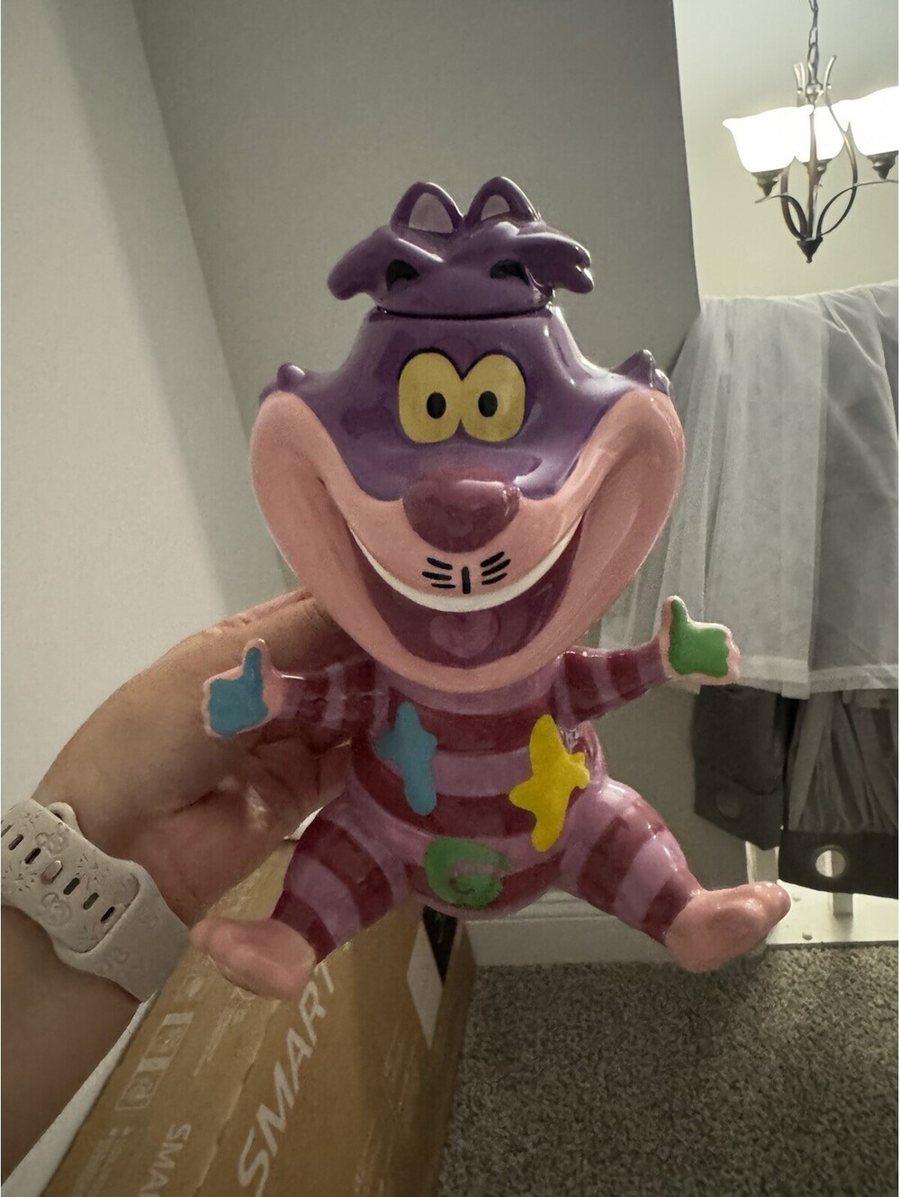 Disney Cheshire Cat Trinket Jar by Lewis Whitman Madly Mischievous Disney Parks